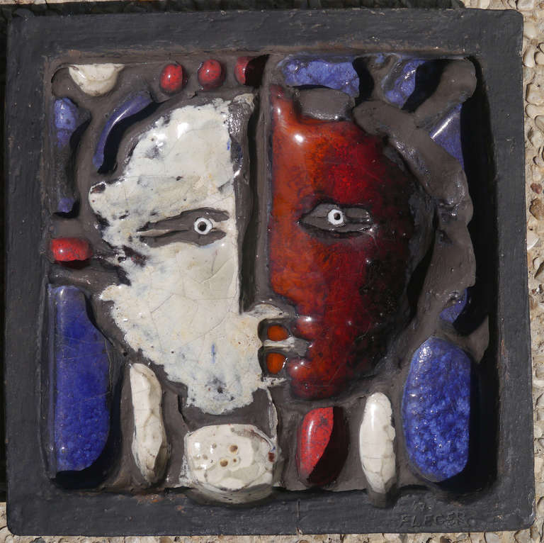 Mid-Century Modern Fernand Leger - Ceramic Sculpture - 1947 For Sale