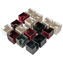 Group of 16 Ceramic Boxes by Jacques Barbier, circa 1970 3