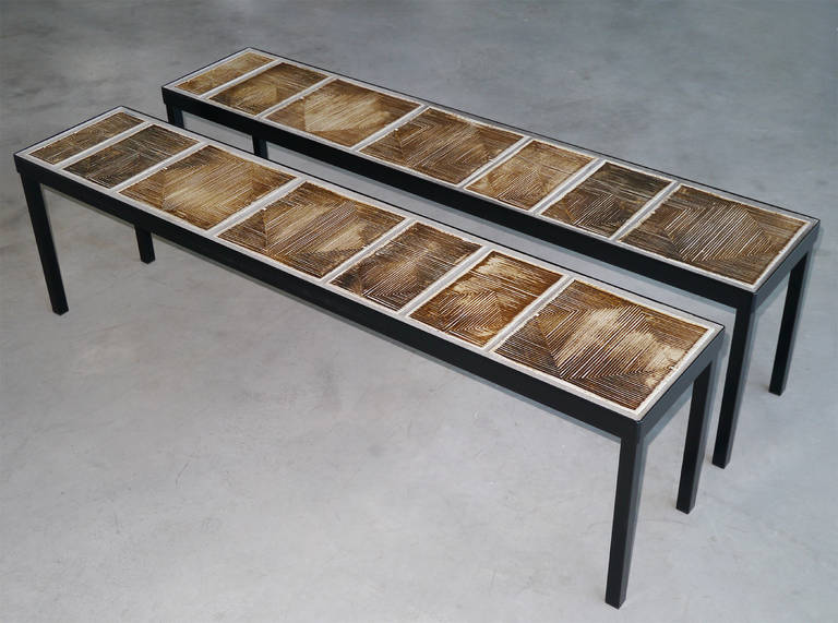 An amazing pair of tables from the 