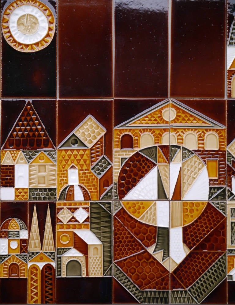 Roger Capron Wall Ceramic Panel 