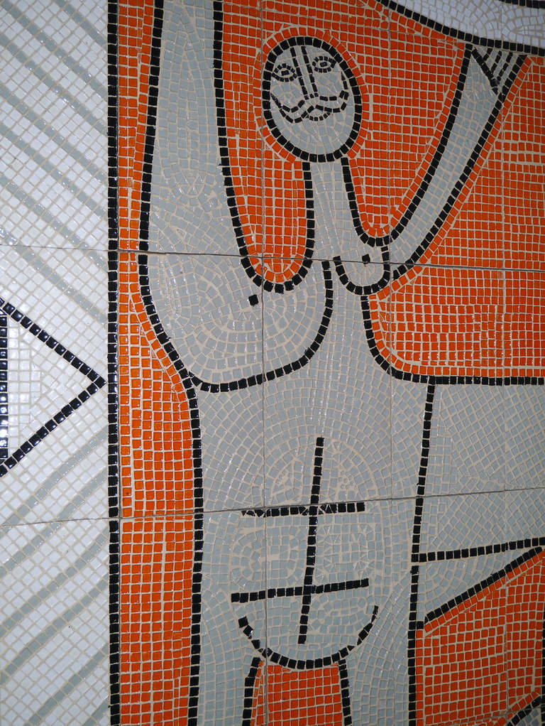 Roger Capron - Rare and Huge Ceramic Panel - Vallauris 1975 5