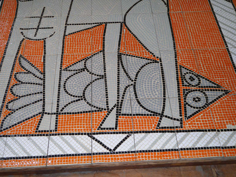 Roger Capron - Rare and Huge Ceramic Panel - Vallauris 1975 1
