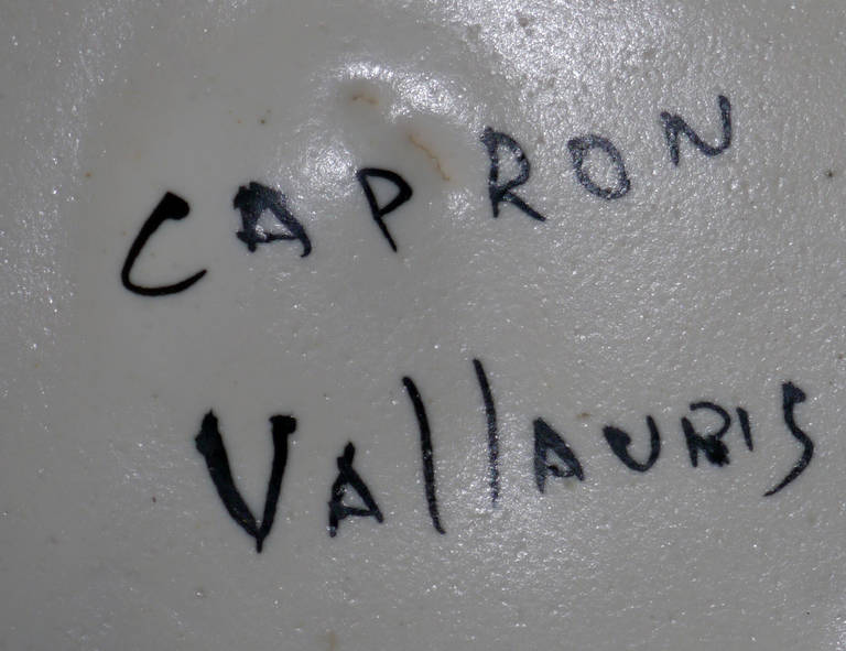 Large Iconic Vase by Roger Capron, Vallauris, France, circa 1950 For Sale 2