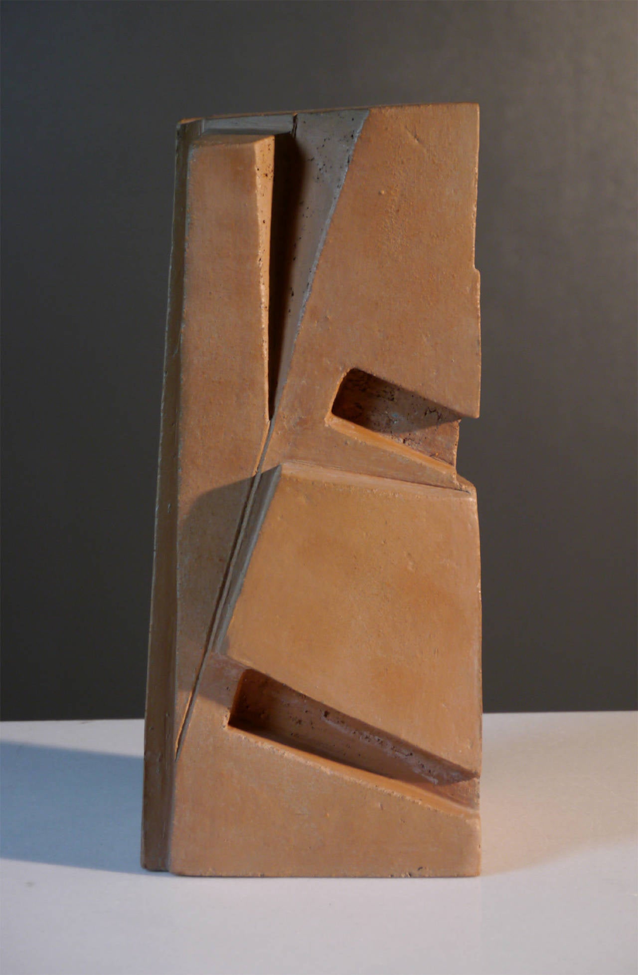 Ocher Earth Sculpture by Jacques Barbier, 1993 For Sale 2