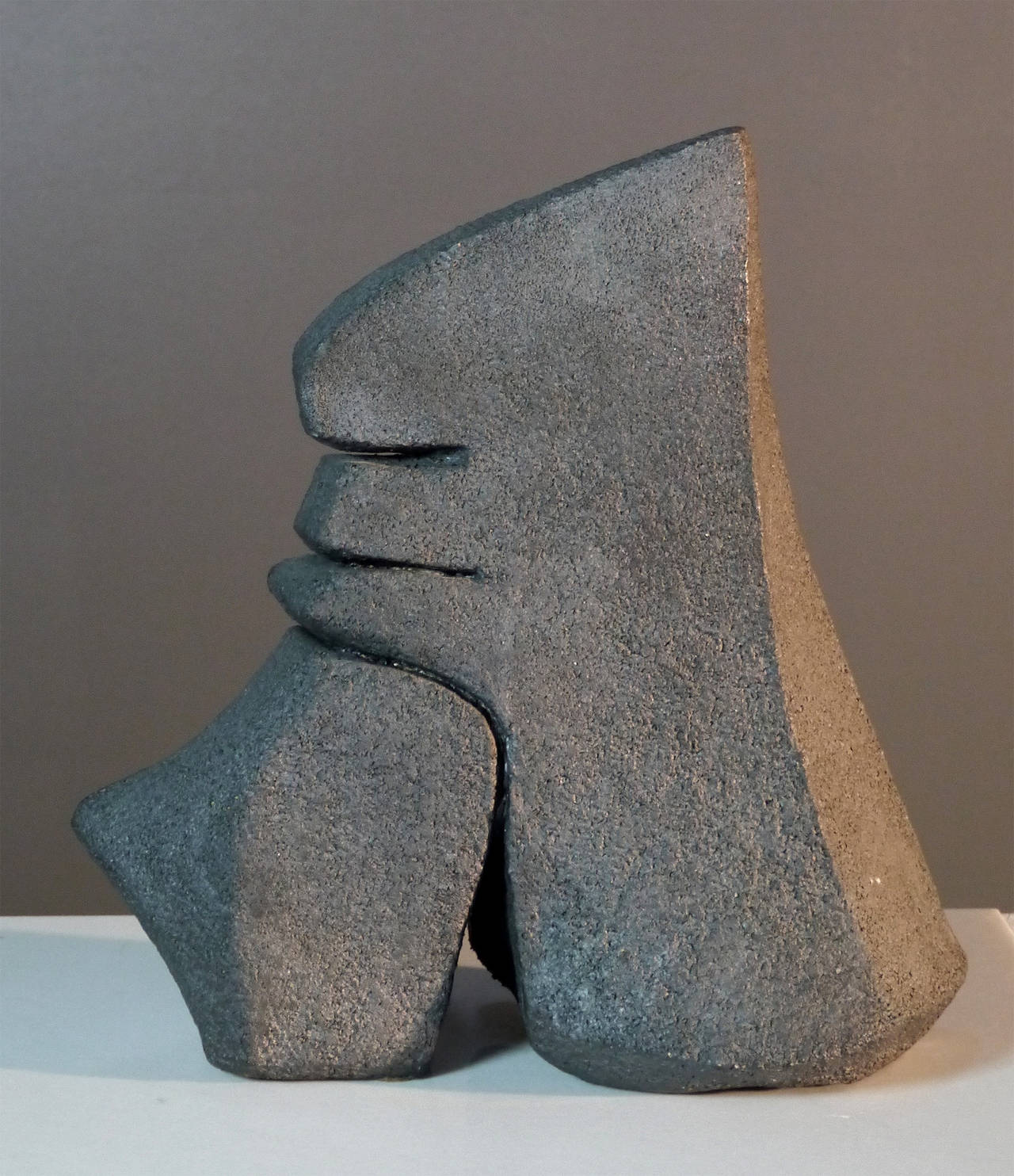 Stoneware Sculpture by Josette Barbier, 1980 1