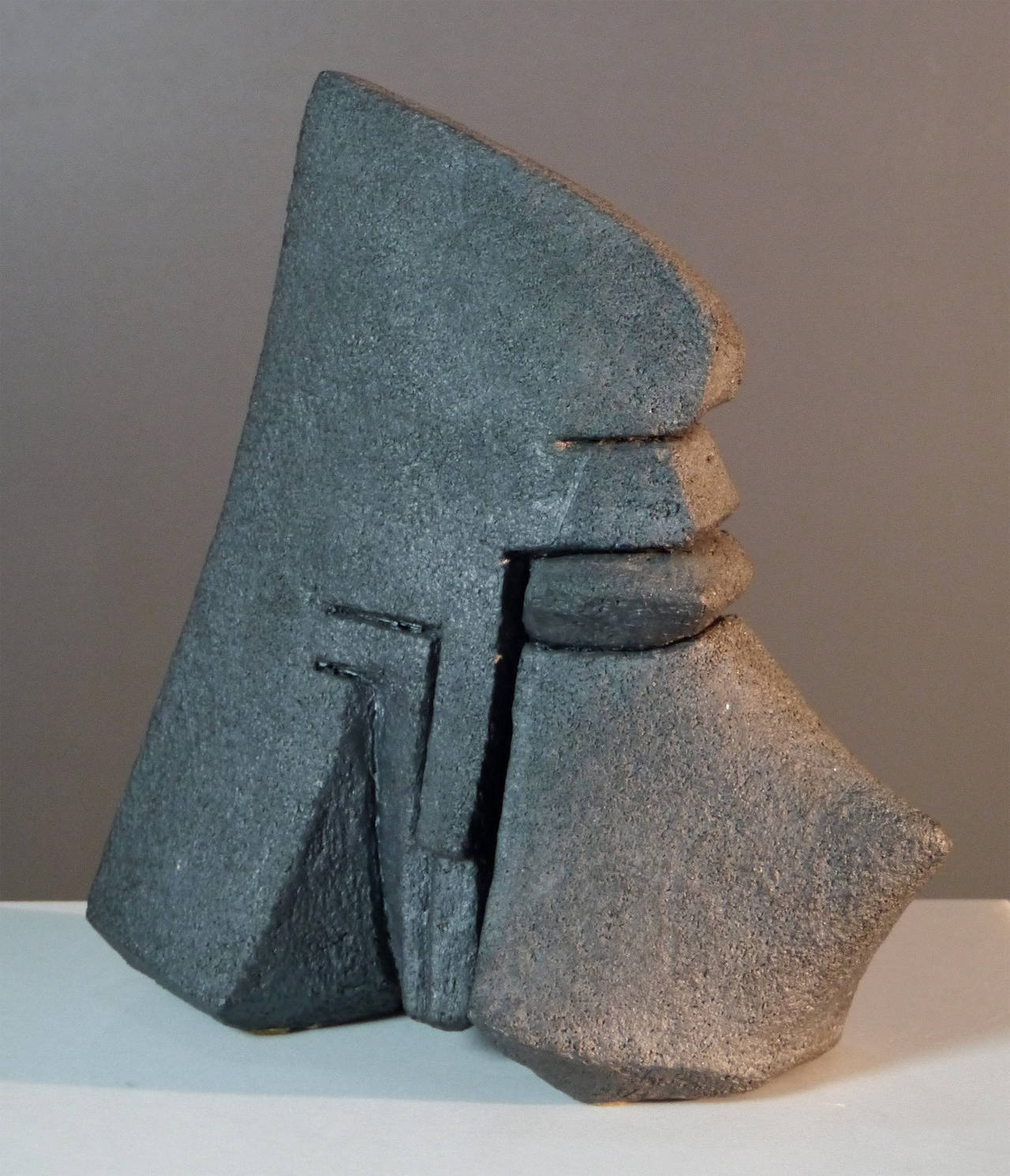 Stoneware Sculpture by Josette Barbier, 1980 In Excellent Condition In Saint Ouen, FR