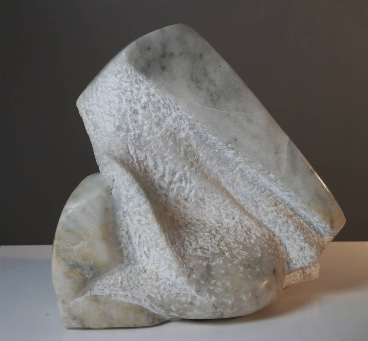 Sculpted Marble by Josette Barbier, 1985 In Excellent Condition For Sale In Saint Ouen, FR