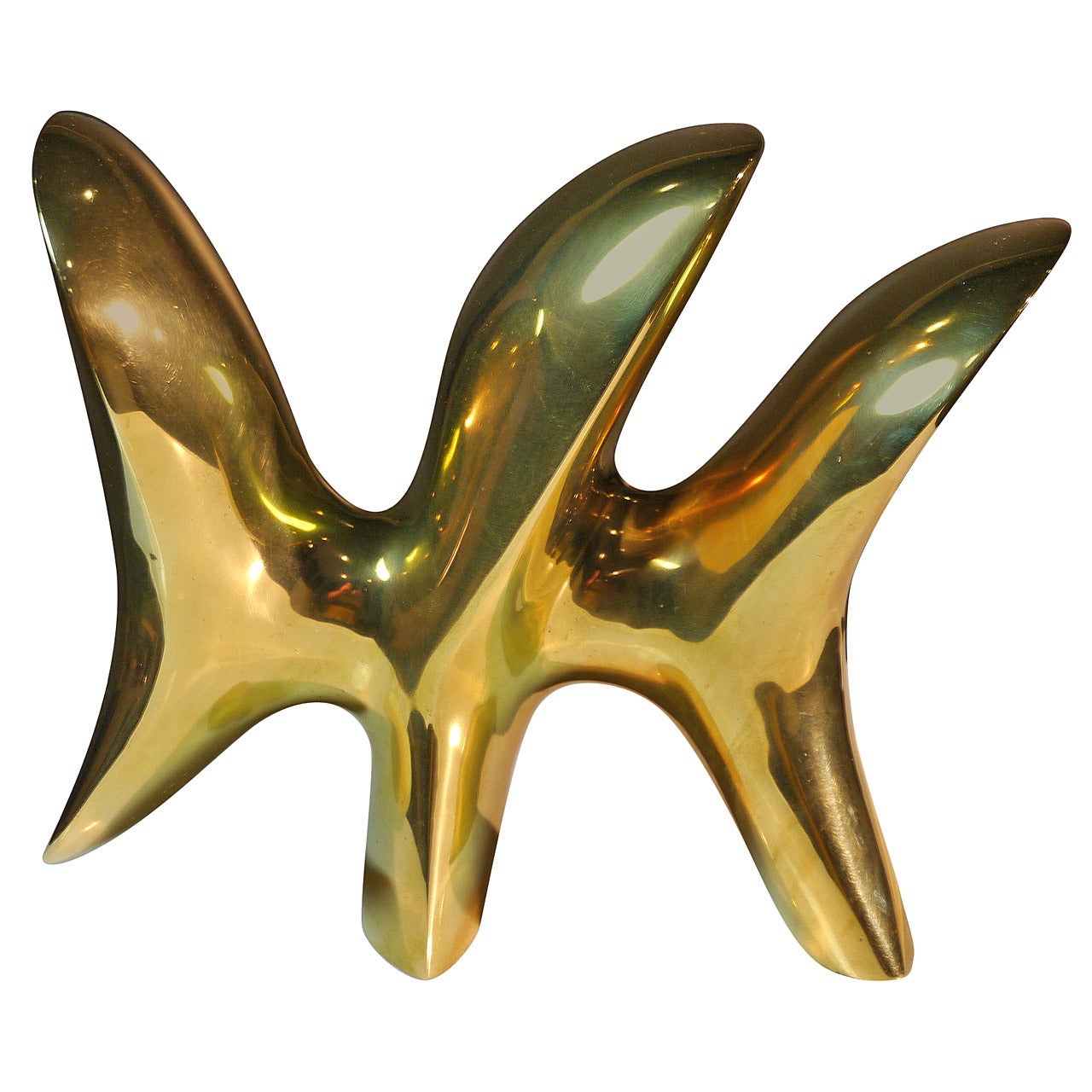Sculpture en bronze « Triade » de Jean Megard, 1978