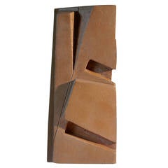 Ocher Earth Sculpture by Jacques Barbier, 1993 11