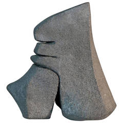 Stoneware Sculpture by Josette Barbier, 1980