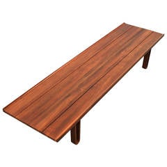 Edward Wormley for Dunbar "Long John" Coffee Table Bench, USA, 1950s