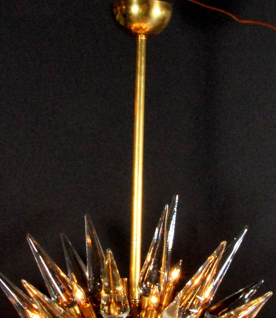 Monumental Italian Sputnik or Starburst Chandelier, Italy In Excellent Condition For Sale In Miami, FL