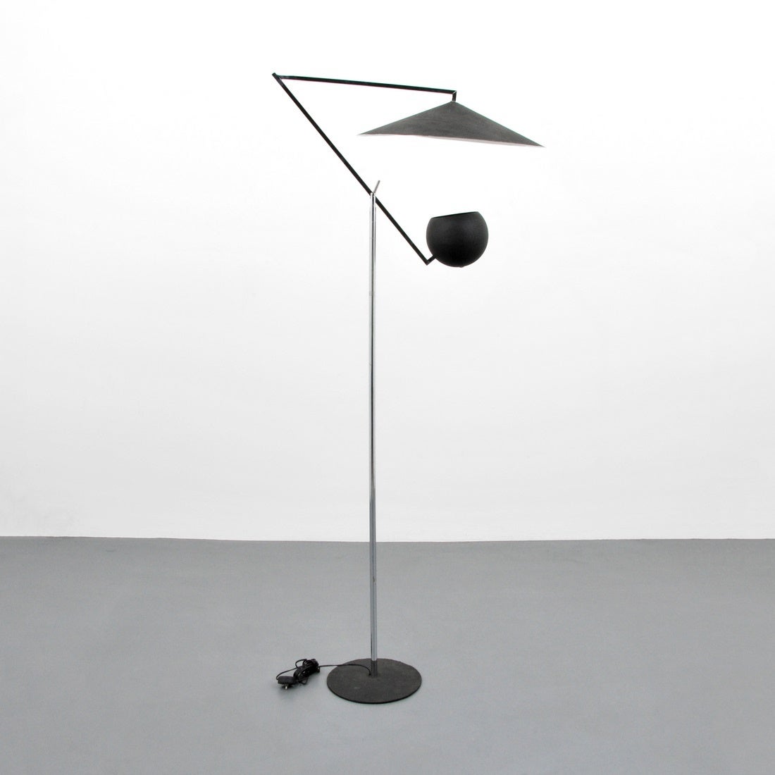 Floor lamp with adjustable or tilt head by Robert Sonneman, USA, 1960s.