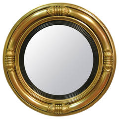 Antique 19th Century Regency Convex Bullseye Mirror