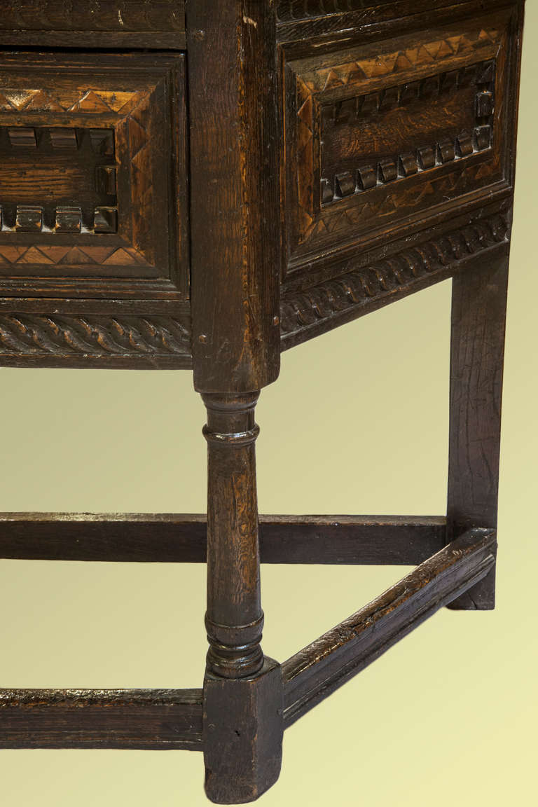 Rare Early English Oak Credence Table In Good Condition In Bournemouth, GB