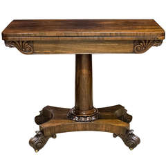 Rosewood Card Table