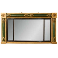 Regency Triple Plate Overmantel Mirror