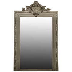 Large 19th Century French Mirror 11