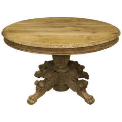 French Bleached Oak Centre Table