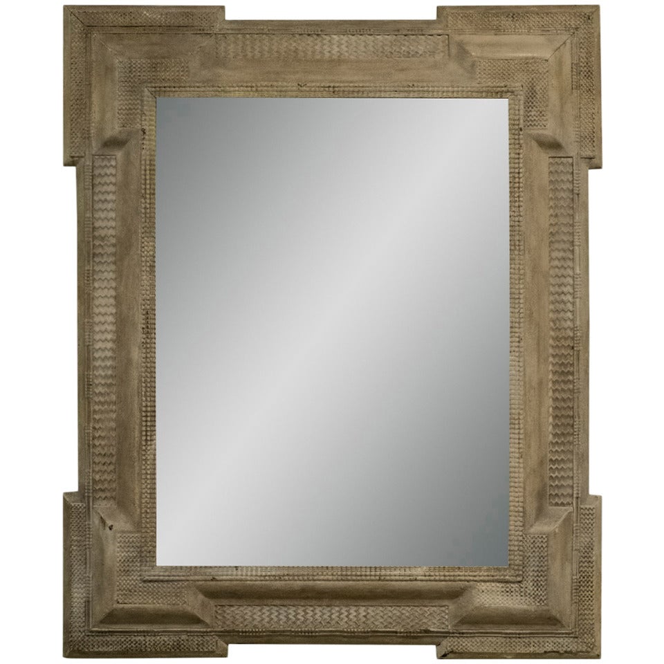 Rectangular Mirror in Gustavian Taste