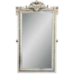 19th Century French Painted Mirror