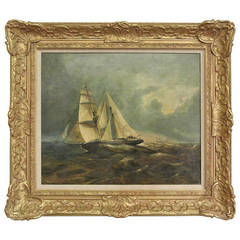 19th C Marine Painting