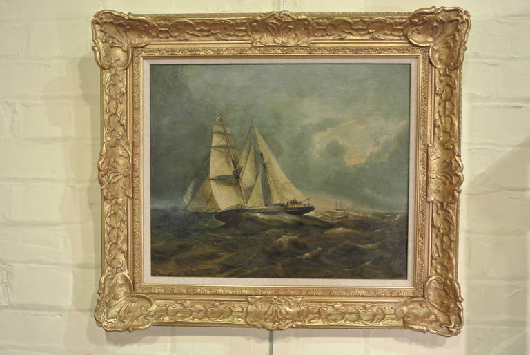 19th C Marine Painting