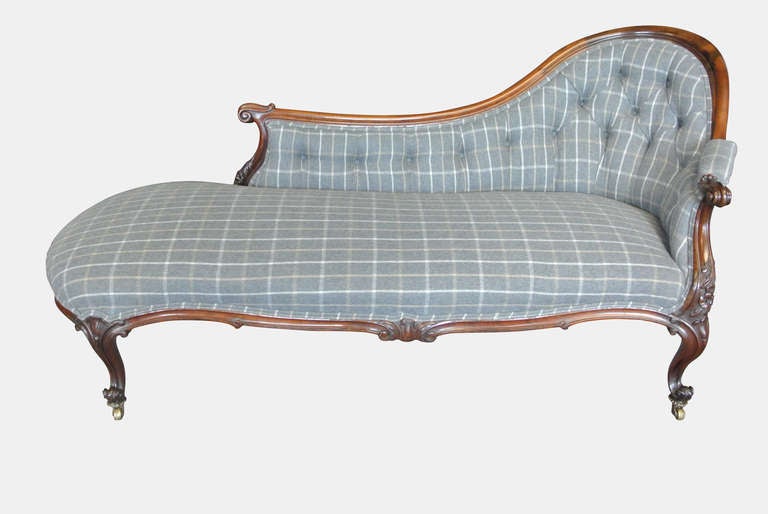 British Rosewood Chaise Longue