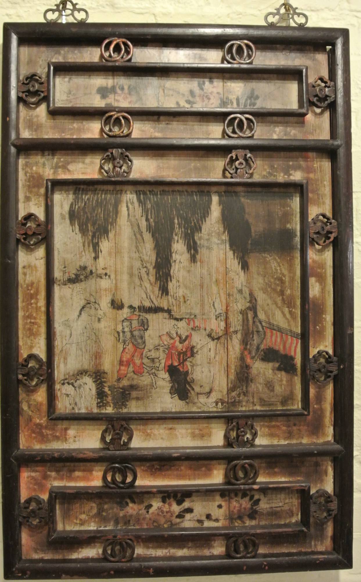 Set of Four Chinese Wall Panels at 1stDibs