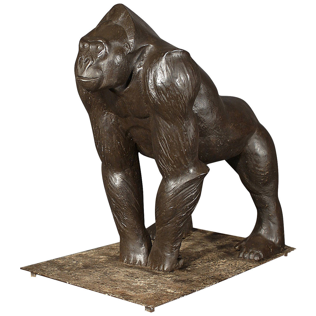 Sculpture Representing a Gorilla For Sale