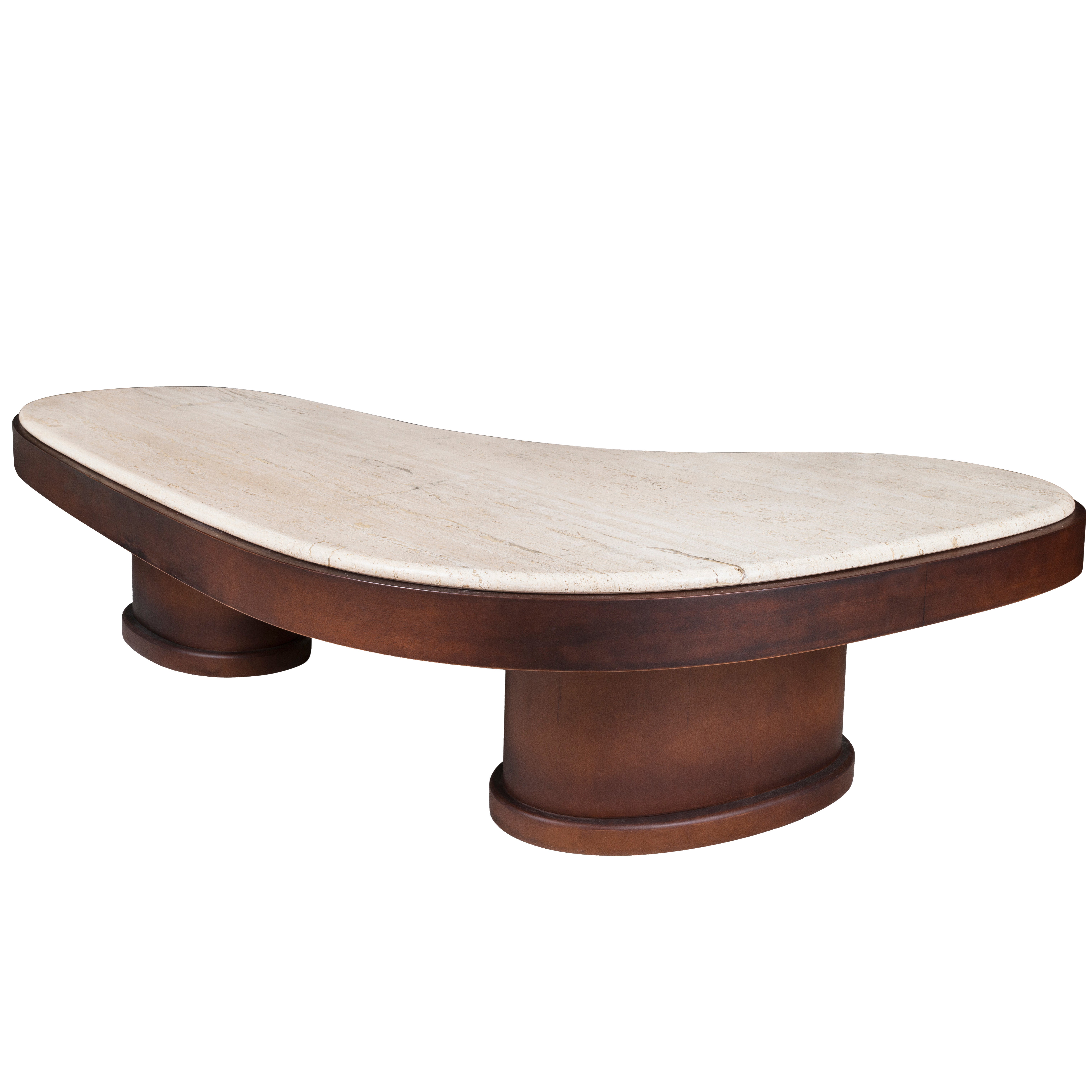Dropp Coffee Table by Charles Tassin For Sale