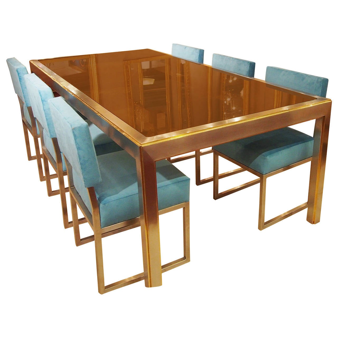 Nice Dining Room Set, Designed by a French Architect in 1965 For Sale