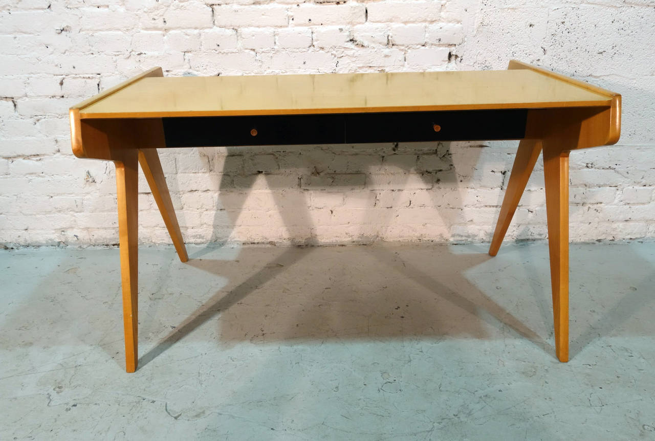 Mid-Century Modern Desk by Helmut Magg for VEB Deutsche Werkstätten Hellerau For Sale