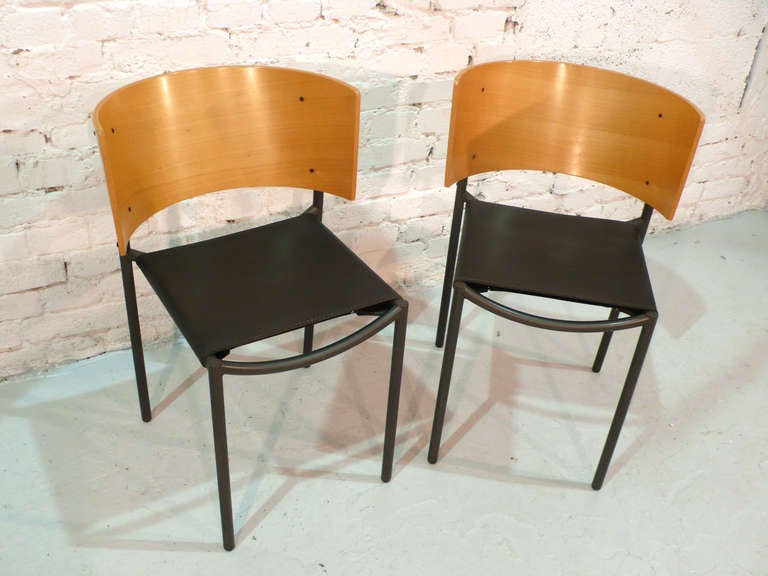 Mid-Century Modern Pair of Chairs 'Lila Hunter' by Philippe Starck for XO