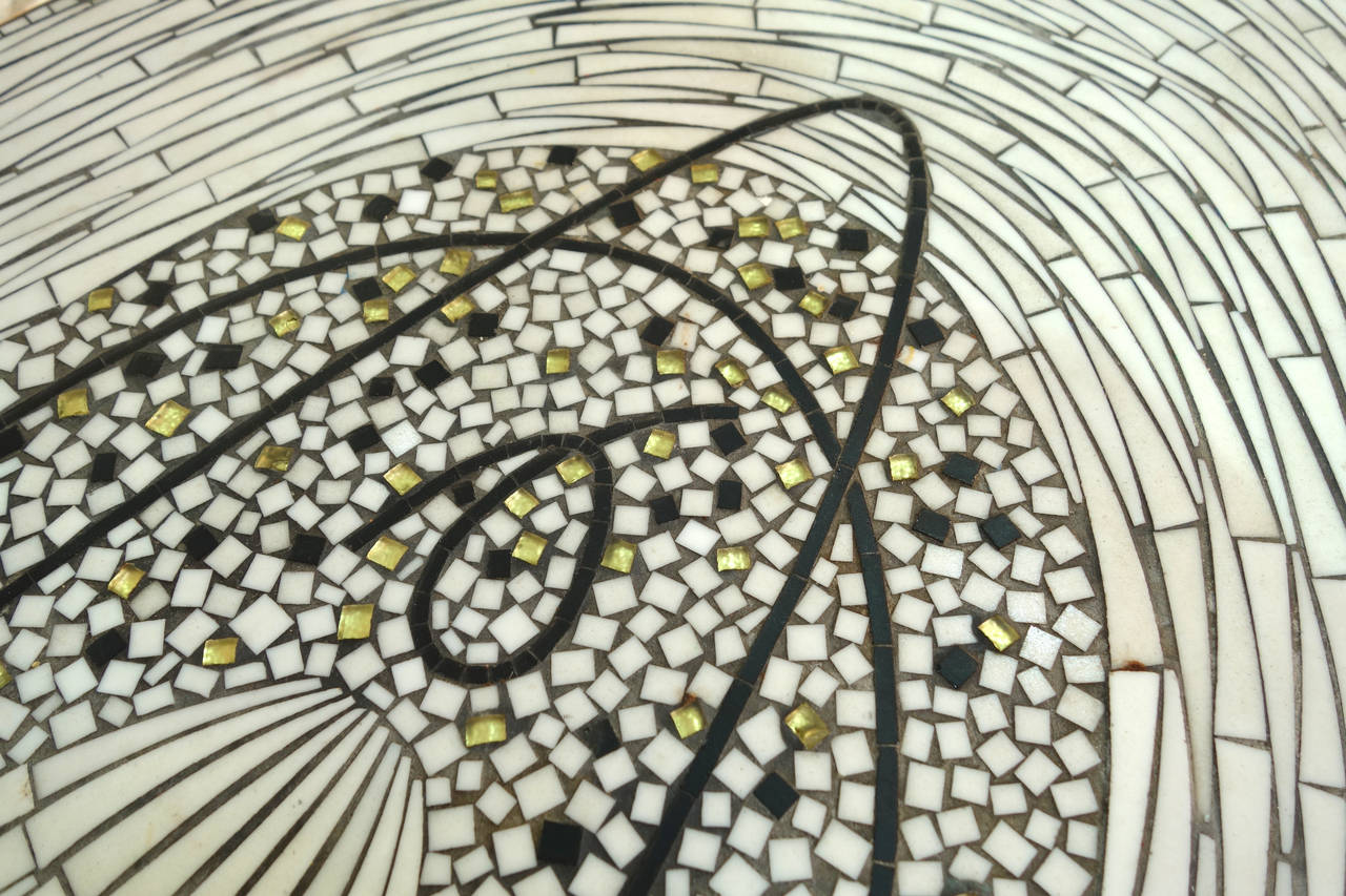 German Amorphous Mosaic Coffee Table