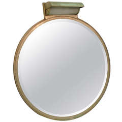 Large Illuminated Modernist Mirror