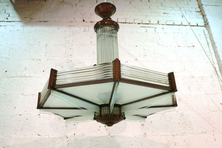 Large Octagonal Chandelier by Petitot