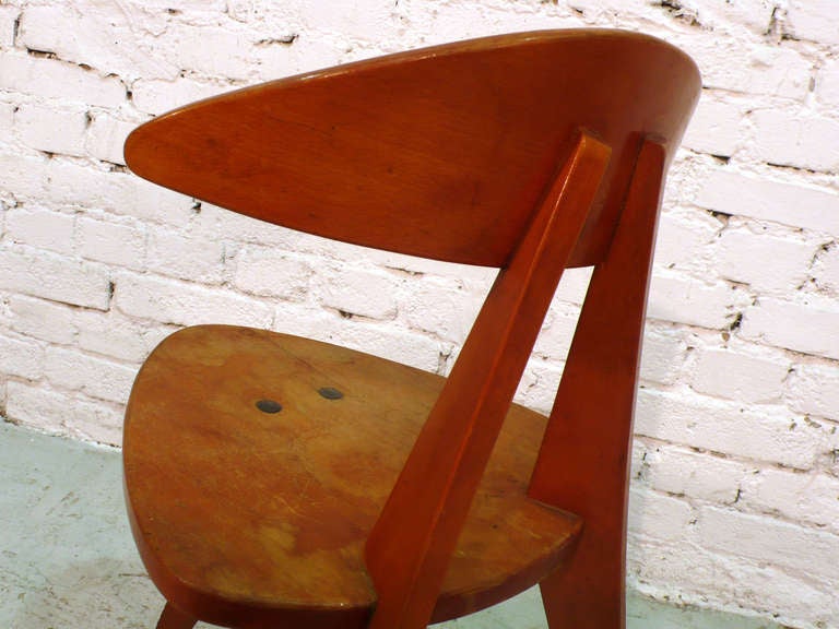 Tripod Chair by Walter Papst for Wilkhahn In Good Condition For Sale In Saarbrücken, DE