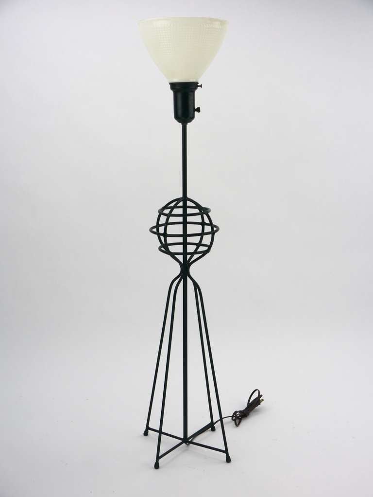 Mid-Century Modern Rare Pair of Large Table Lamps by Harry Lawenda for Kneedler Fauchere For Sale