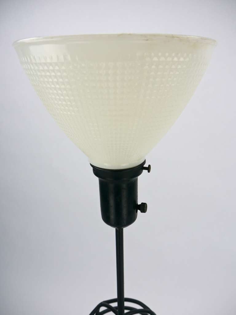 Glass Rare Pair of Large Table Lamps by Harry Lawenda for Kneedler Fauchere For Sale