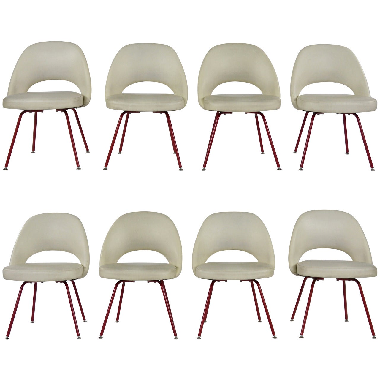 Eight Eero Saarinen Dining Chairs by Knoll