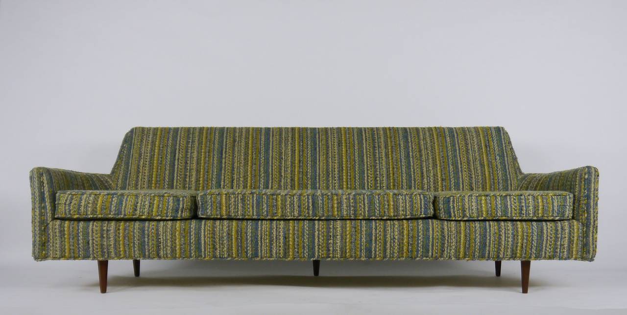 Exceptional mid century sofa by Homer Tremulis for Marden.