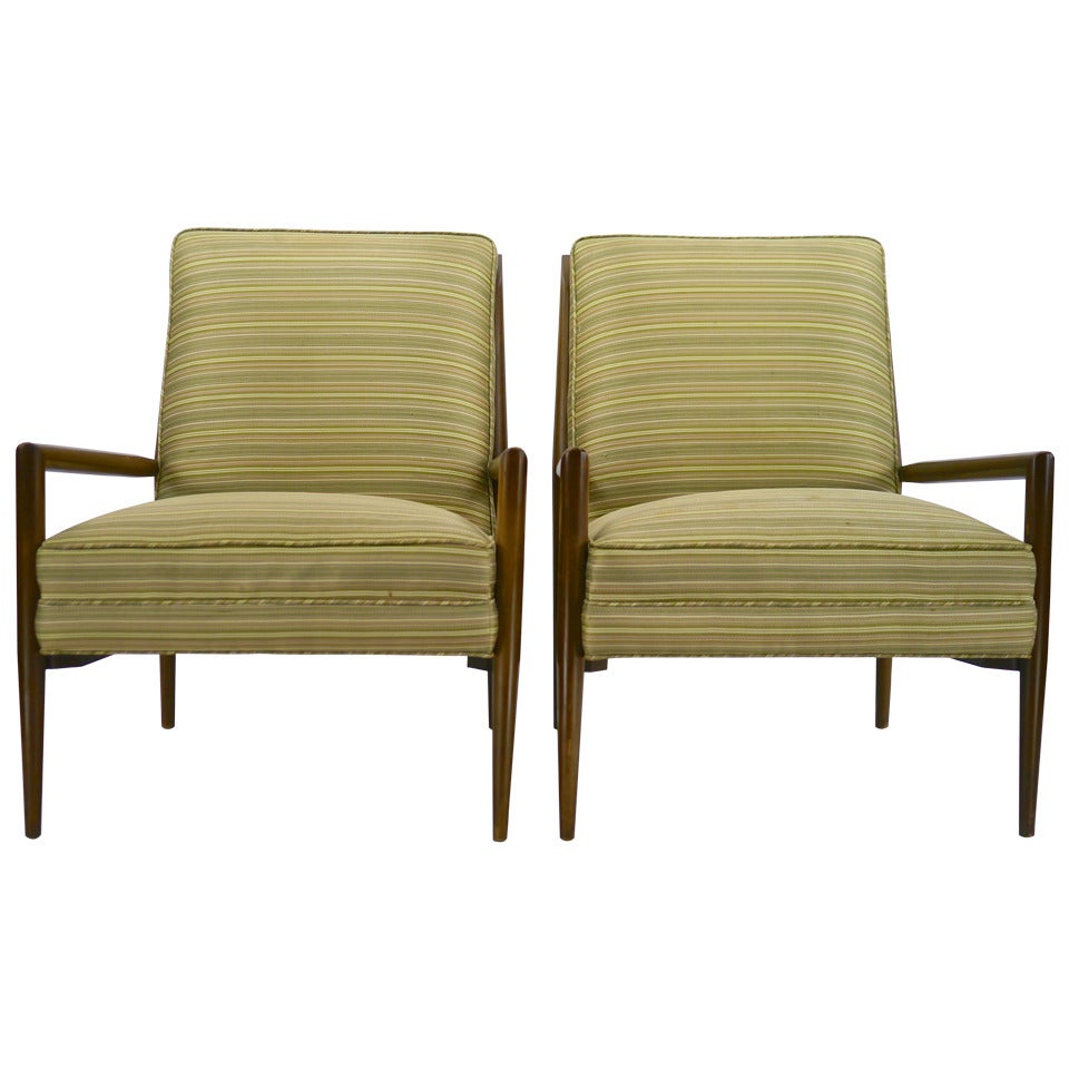 Pair Of Paul Mccobb Planner Group Lounge Chairs For Sale