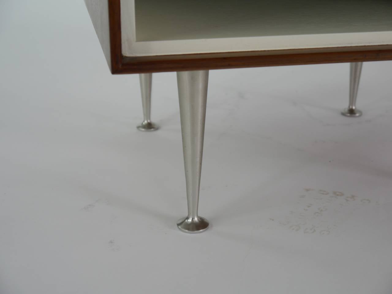 Thin-Edge Nightstands by George Nelson for Herman Miller For Sale 3