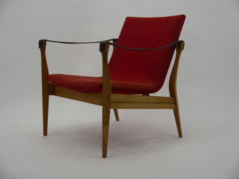 Danish Lounge Chair By Ebbe And Karen Clemmensen For Sale