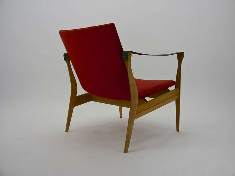 Lounge Chair By Ebbe And Karen Clemmensen In Good Condition For Sale In Hadley, MA
