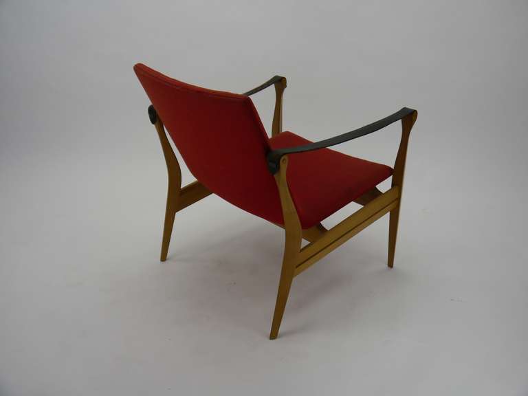 Scandinavian Modern Lounge Chair By Ebbe And Karen Clemmensen For Sale