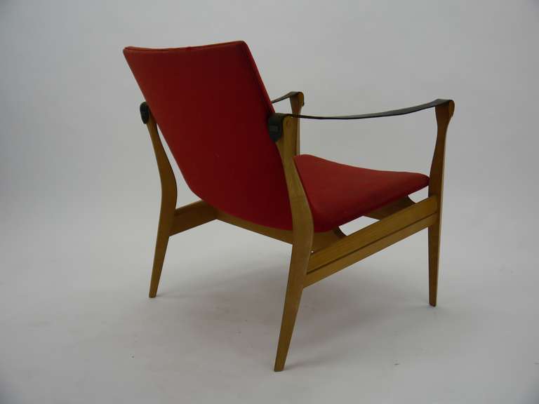 Brass Lounge Chair By Ebbe And Karen Clemmensen For Sale