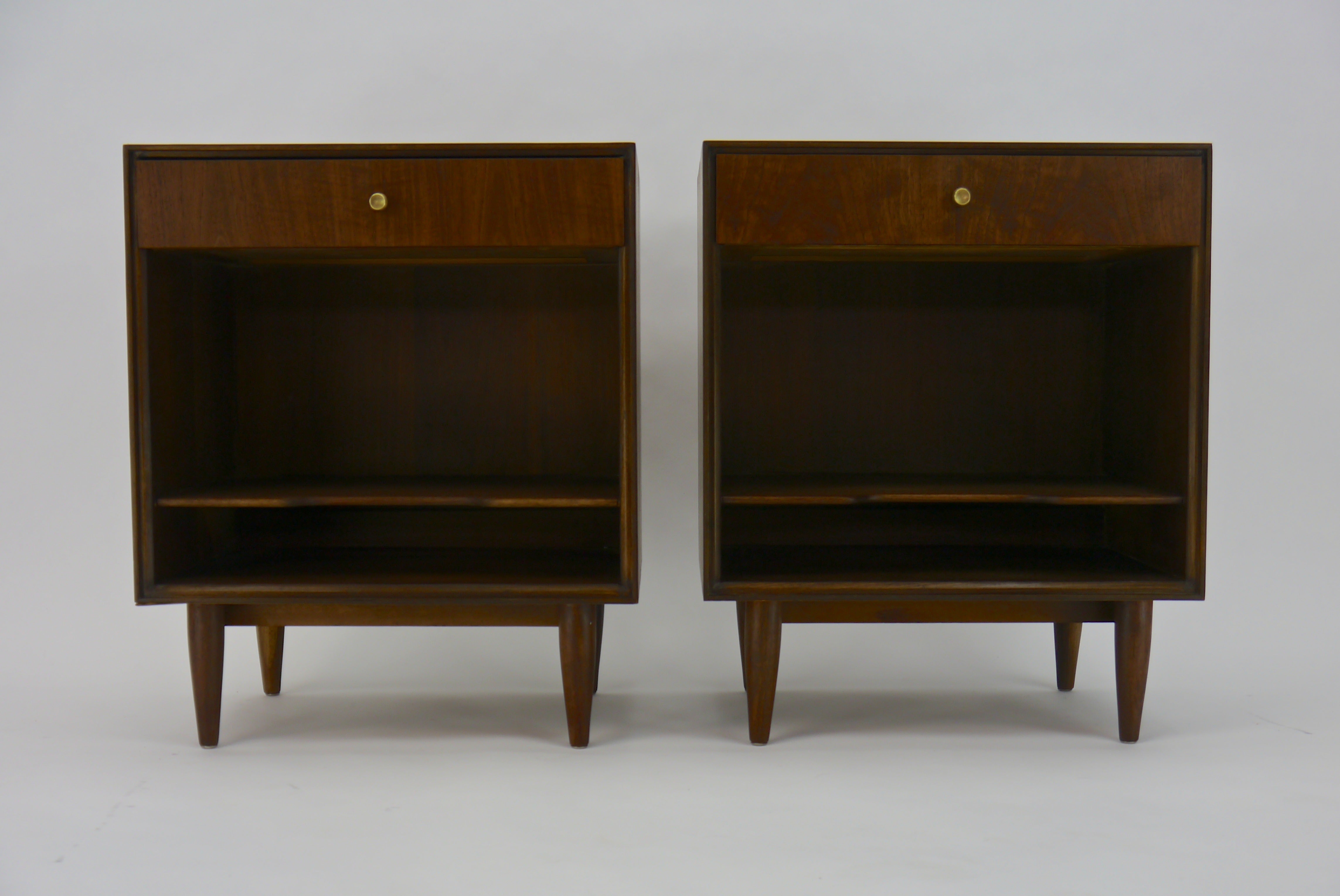 Pair of Danish Modern John Stuart nightstands