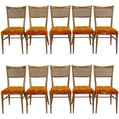 Ten Bat Wing Dining Chairs by Paul McCobb
